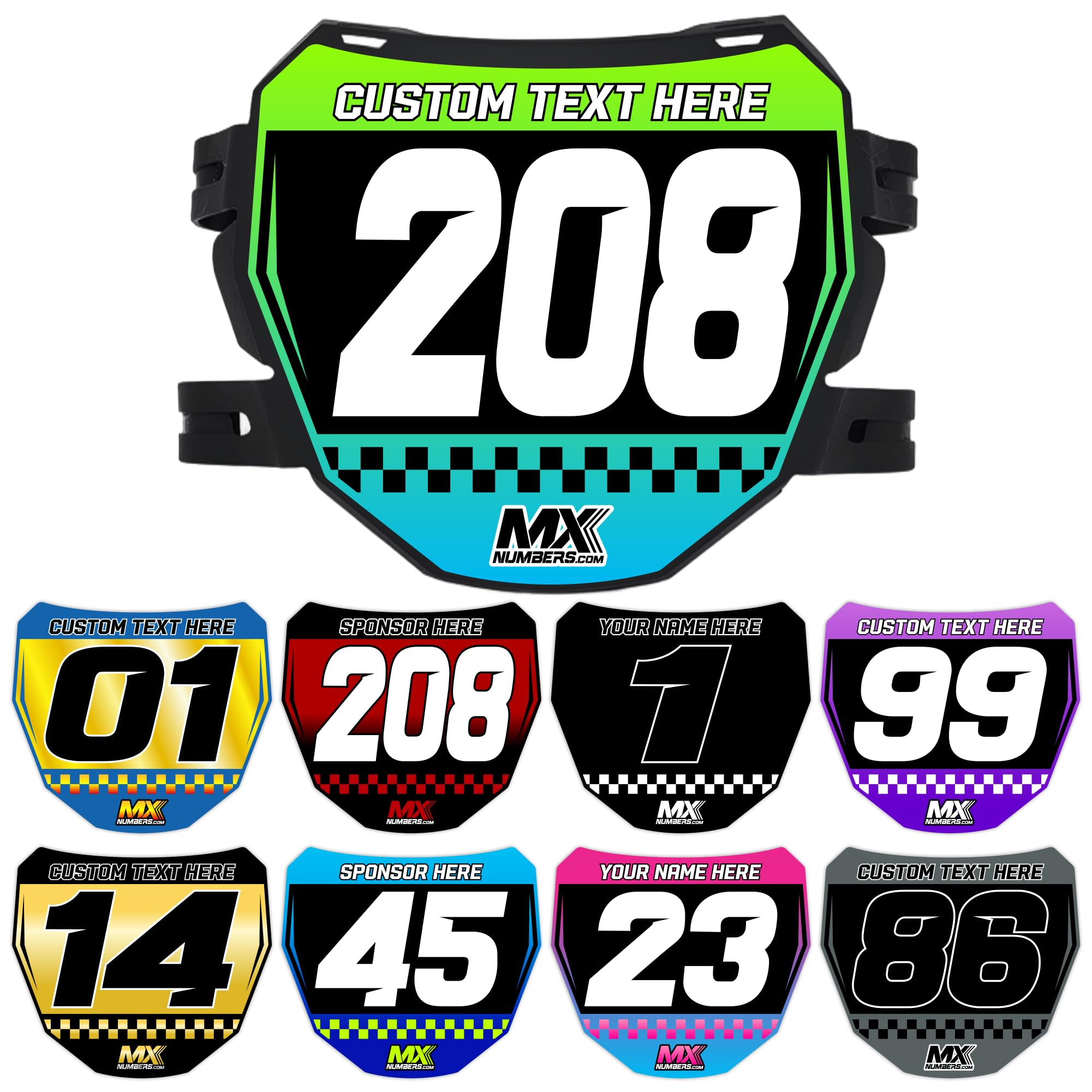 デテクティブナン ステッカー Amazon.com: MxNumbers Custom ODI Downhill Plate Decal